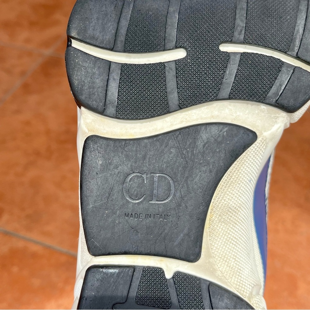 CHRISTIAN DIOR B22 Technical Mesh Calfskin Mens Sneakers - Picture 6 of 7